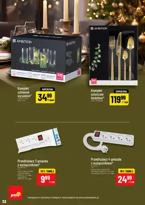POLOmarket - gazetka promocyjna Inspirujący tydzień od czwartku 04.12 do wtorku 09.12 - strona 12