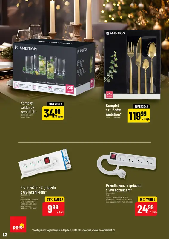 POLOmarket - gazetka promocyjna Inspirujący tydzień od czwartku 04.12 do wtorku 09.12 - strona 12