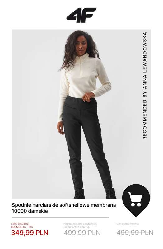 4F - gazetka promocyjna Kolekcja narciarska w promocji – sprawdź okazje! od czwartku 04.12  - strona 3