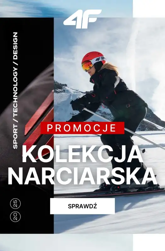 4F - gazetka promocyjna Kolekcja narciarska w promocji – sprawdź okazje! od czwartku 04.12 