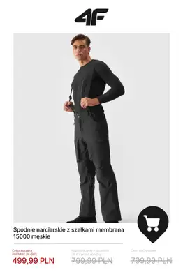 4F - gazetka promocyjna Kolekcja narciarska w promocji – sprawdź okazje! od czwartku 04.12  - strona 13