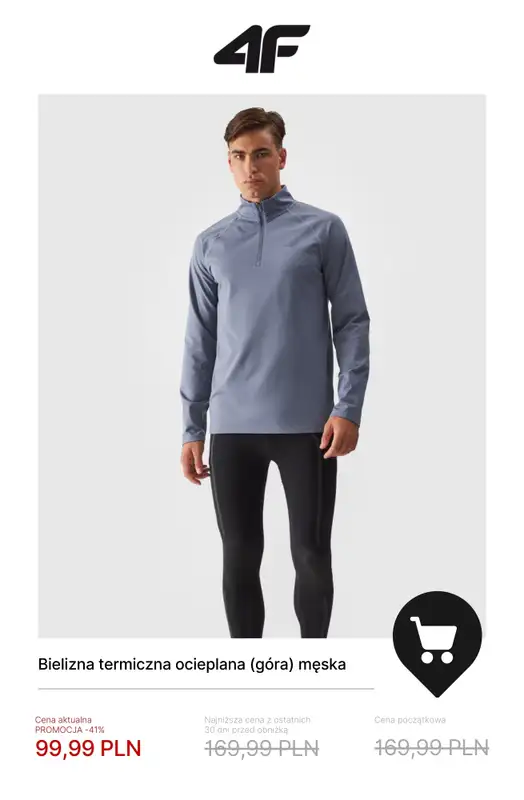 4F - gazetka promocyjna Kolekcja narciarska w promocji – sprawdź okazje! od czwartku 04.12  - strona 11