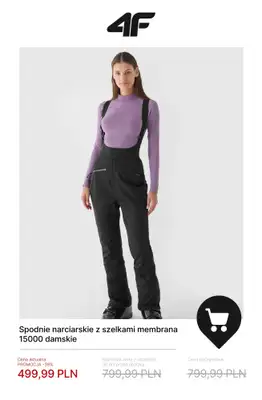 4F - gazetka promocyjna Kolekcja narciarska w promocji – sprawdź okazje! od czwartku 04.12  - strona 9