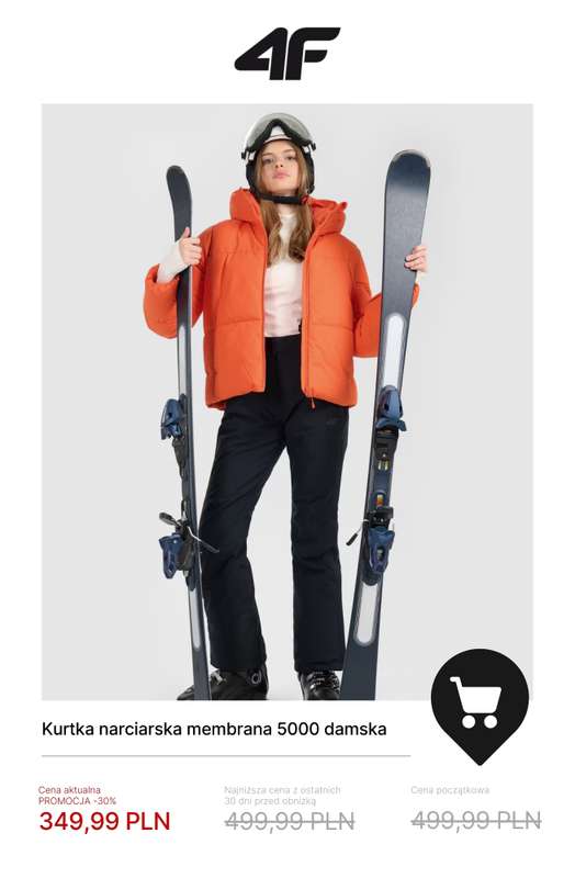 4F - gazetka promocyjna Kolekcja narciarska w promocji – sprawdź okazje! od czwartku 04.12  - strona 2