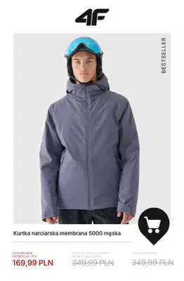 4F - gazetka promocyjna Kolekcja narciarska w promocji – sprawdź okazje! od czwartku 04.12  - strona 5