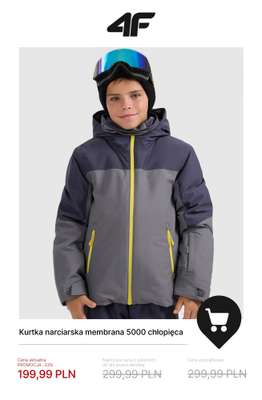 4F - gazetka promocyjna Kolekcja narciarska w promocji – sprawdź okazje! od czwartku 04.12  - strona 14