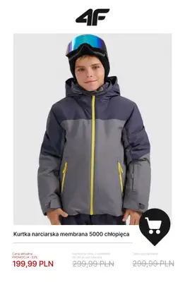 4F - gazetka promocyjna Kolekcja narciarska w promocji – sprawdź okazje! od czwartku 04.12  - strona 14