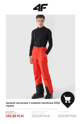 4F - gazetka promocyjna Kolekcja narciarska w promocji – sprawdź okazje! od czwartku 04.12  - strona 6