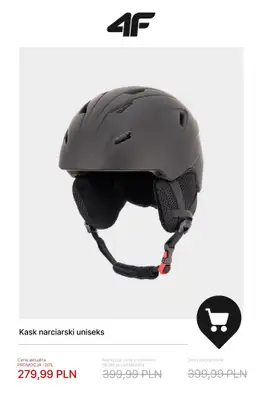 4F - gazetka promocyjna Kolekcja narciarska w promocji – sprawdź okazje! od czwartku 04.12  - strona 7