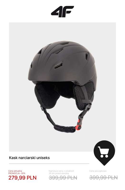 4F - gazetka promocyjna Kolekcja narciarska w promocji – sprawdź okazje! od czwartku 04.12  - strona 7