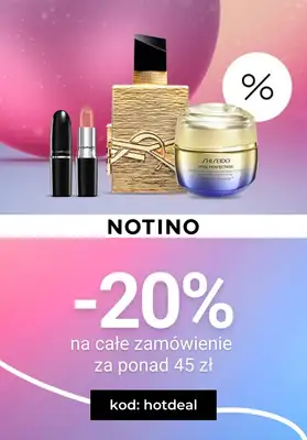 Prezenty - gazetka promocyjna Notino | -20% na perfumy od czwartku 04.12 do niedzieli 07.12