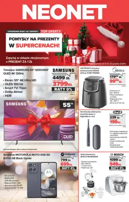 Prezenty - gazetka promocyjna Neonet | Pomysły na prezenty - TOP OFERTY! od wtorku 02.12 do poniedziałku 22.12