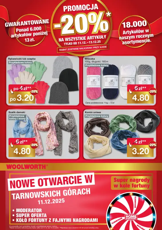 Woolworth - gazetka promocyjna WIELKIE OTWARCIE! TARNOWSKIE GÓRY, ul. Zagórska 220 od czwartku 11.12 do soboty 13.12 - strona 8