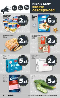 Netto - gazetka promocyjna Gazetka Spożywcza od poniedziałku 08.12 do niedzieli 14.12 - strona 4