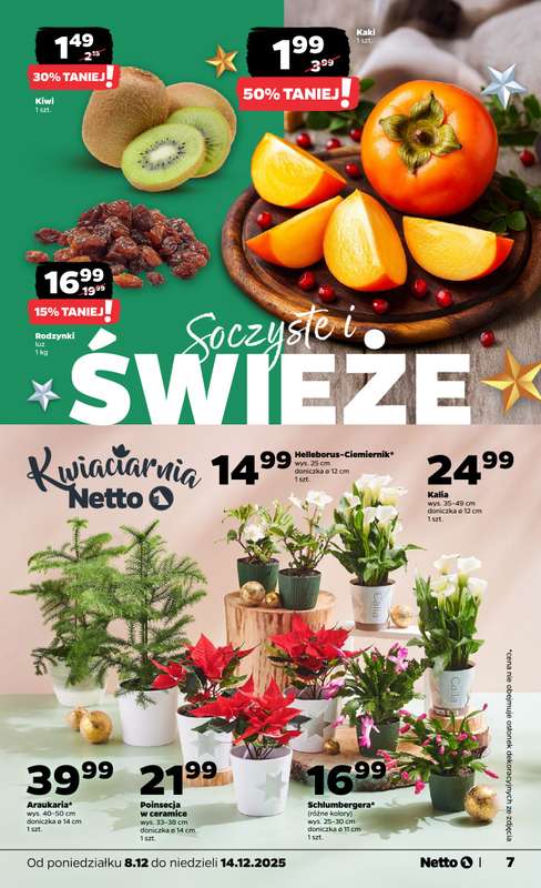 Netto - gazetka promocyjna Gazetka Spożywcza od poniedziałku 08.12 do niedzieli 14.12 - strona 7