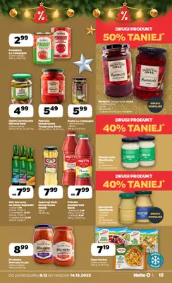 Netto - gazetka promocyjna Gazetka Spożywcza od poniedziałku 08.12 do niedzieli 14.12 - strona 15