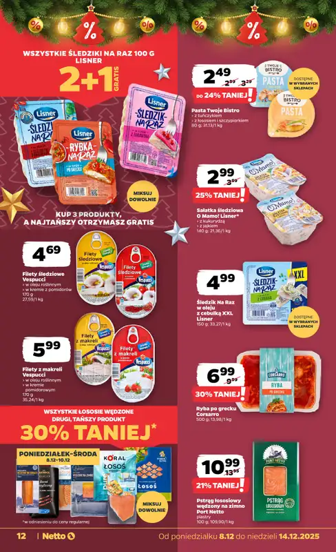 Netto - gazetka promocyjna Gazetka Spożywcza od poniedziałku 08.12 do niedzieli 14.12 - strona 12