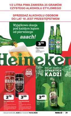 Netto - gazetka promocyjna Gazetka Spożywcza od poniedziałku 08.12 do niedzieli 14.12 - strona 21