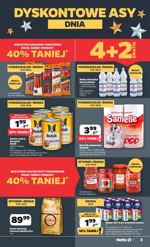 Netto - gazetka promocyjna Gazetka Spożywcza od poniedziałku 08.12 do niedzieli 14.12 - strona 3