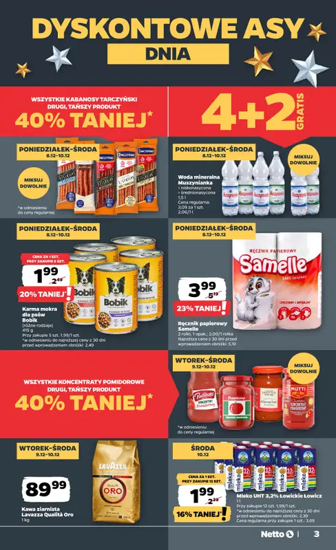 Netto - gazetka promocyjna Gazetka Spożywcza od poniedziałku 08.12 do niedzieli 14.12 - strona 3
