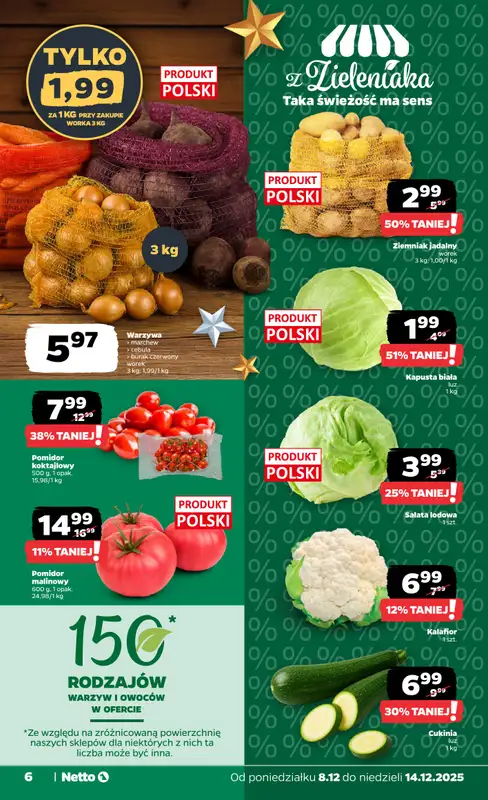 Netto - gazetka promocyjna Gazetka Spożywcza od poniedziałku 08.12 do niedzieli 14.12 - strona 6