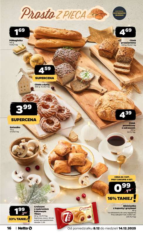 Netto - gazetka promocyjna Gazetka Spożywcza od poniedziałku 08.12 do niedzieli 14.12 - strona 16