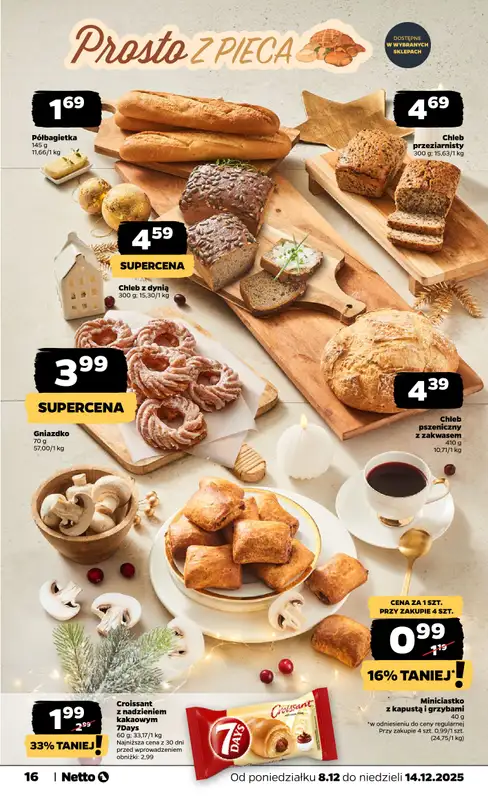 Netto - gazetka promocyjna Gazetka Spożywcza od poniedziałku 08.12 do niedzieli 14.12 - strona 16