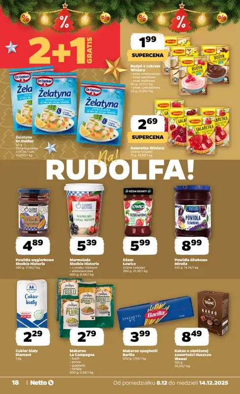 Netto - gazetka promocyjna Gazetka Spożywcza od poniedziałku 08.12 do niedzieli 14.12 - strona 18