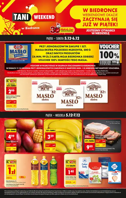 Biedronka - gazetka promocyjna Tani Weekend  