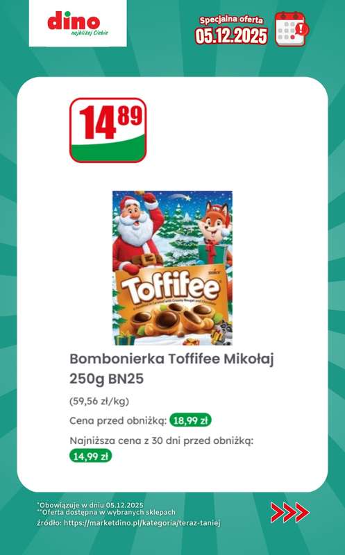 Dino - gazetka promocyjna Specjalna oferta na 05.12.2025 - promocje spoza gazetki od piątku 05.12 do piątku 05.12 - strona 9