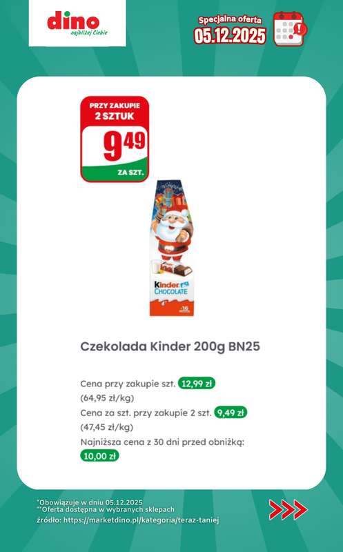 Dino - gazetka promocyjna Specjalna oferta na 05.12.2025 - promocje spoza gazetki od piątku 05.12 do piątku 05.12 - strona 2