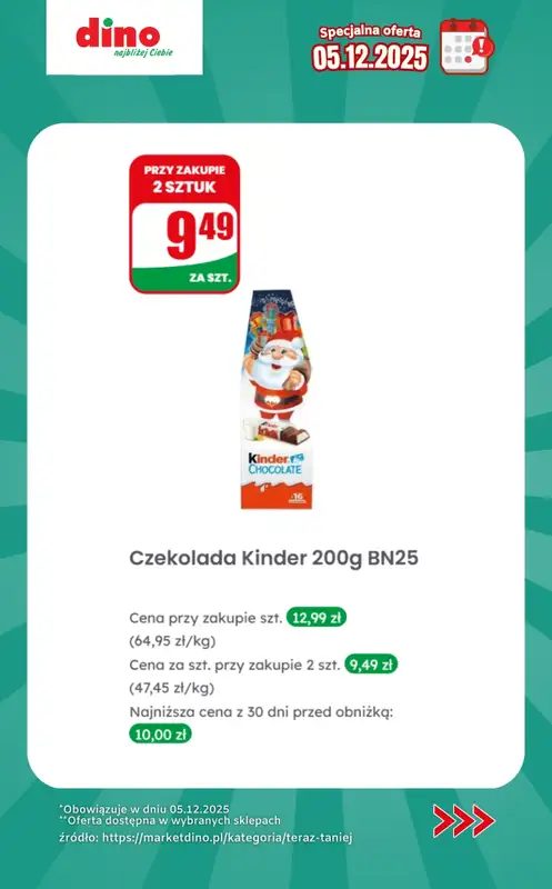 Dino - gazetka promocyjna Specjalna oferta na 05.12.2025 - promocje spoza gazetki od piątku 05.12 do piątku 05.12 - strona 2