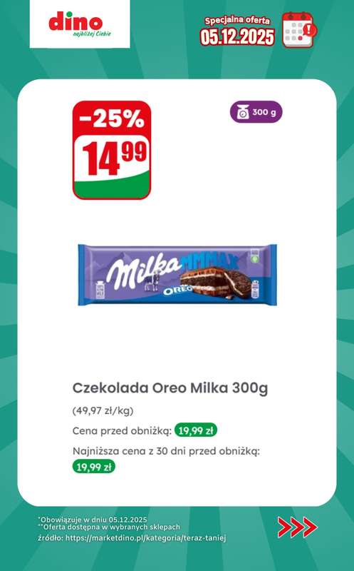 Dino - gazetka promocyjna Specjalna oferta na 05.12.2025 - promocje spoza gazetki od piątku 05.12 do piątku 05.12 - strona 5