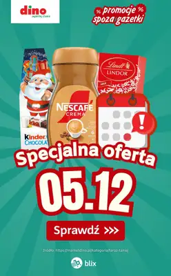 Dino - gazetka promocyjna Specjalna oferta na 05.12.2025 - promocje spoza gazetki od piątku 05.12 do piątku 05.12