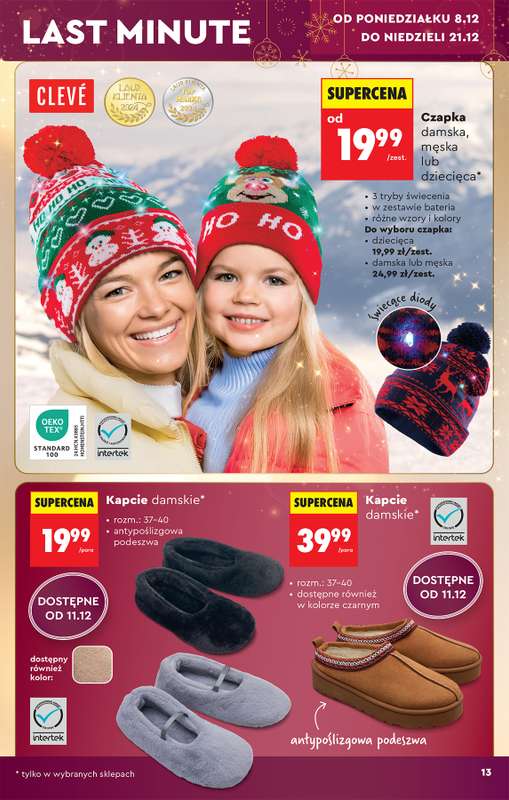 Biedronka - gazetka promocyjna Hity i inspiracje od soboty 06.12 do wtorku 23.12 - strona 13