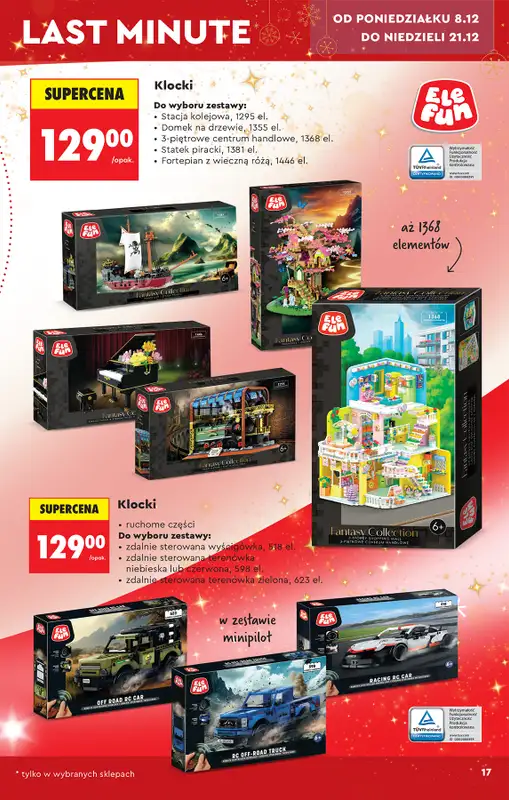 Biedronka - gazetka promocyjna Hity i inspiracje od soboty 06.12 do wtorku 23.12 - strona 17