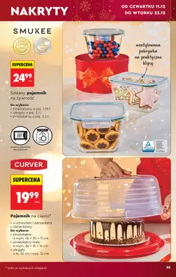 Biedronka - gazetka promocyjna Hity i inspiracje od soboty 06.12 do wtorku 23.12 - strona 33