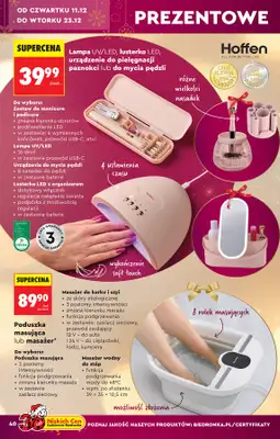 Biedronka - gazetka promocyjna Hity i inspiracje od soboty 06.12 do wtorku 23.12 - strona 40