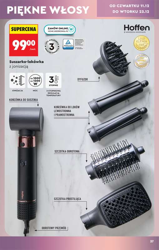 Biedronka - gazetka promocyjna Hity i inspiracje od soboty 06.12 do wtorku 23.12 - strona 37