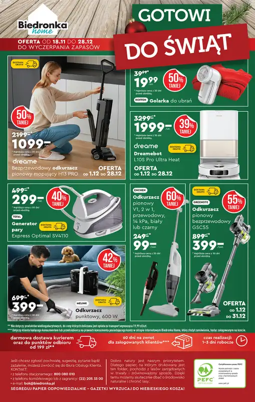 Biedronka - gazetka promocyjna Hity i inspiracje od soboty 06.12 do wtorku 23.12 - strona 48