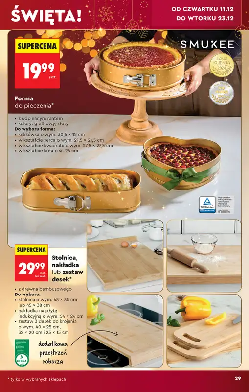Biedronka - gazetka promocyjna Hity i inspiracje od soboty 06.12 do wtorku 23.12 - strona 29