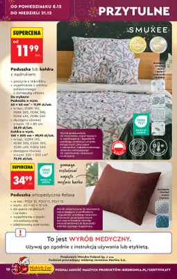 Biedronka - gazetka promocyjna Hity i inspiracje od soboty 06.12 do wtorku 23.12 - strona 10