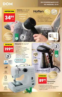 Biedronka - gazetka promocyjna Hity i inspiracje od soboty 06.12 do wtorku 23.12 - strona 15