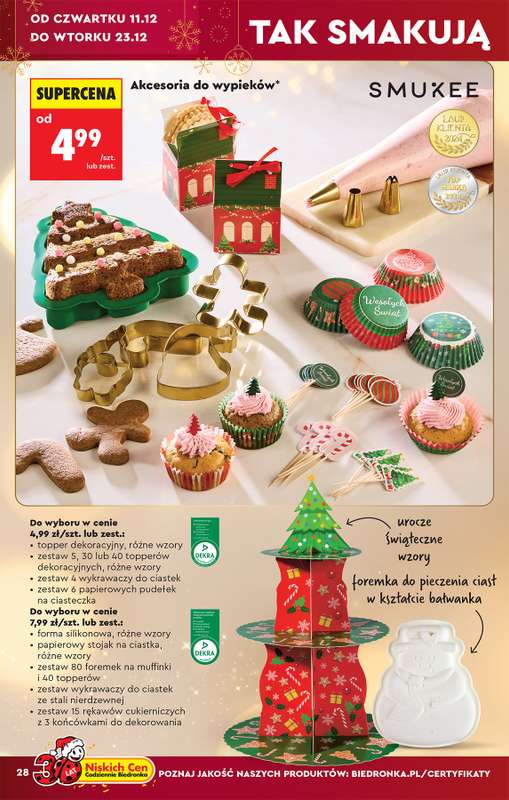 Biedronka - gazetka promocyjna Hity i inspiracje od soboty 06.12 do wtorku 23.12 - strona 28