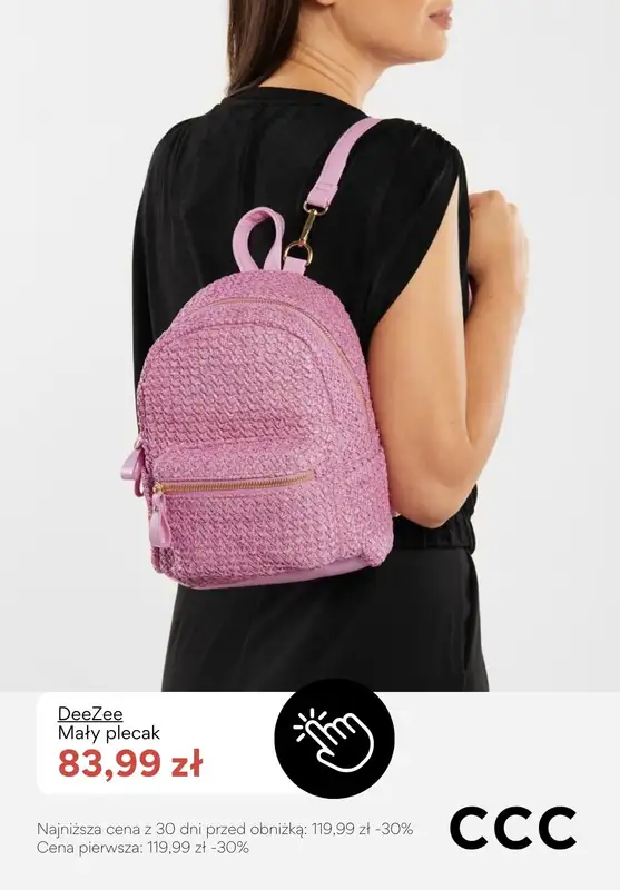 CCC - gazetka promocyjna -40% z KODEM na wszystkie torby, plecaki i walizki od soboty 06.12  - strona 6