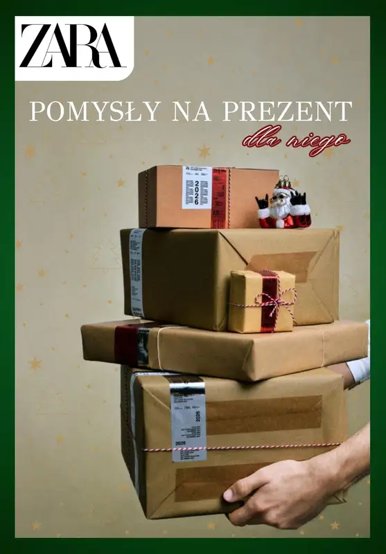 Zara - gazetka promocyjna Pomysły na prezent dla niego od piątku 05.12 