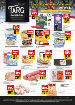 Supeco - gazetka promocyjna Targ świeżości od wtorku 09.12 do poniedziałku 15.12
