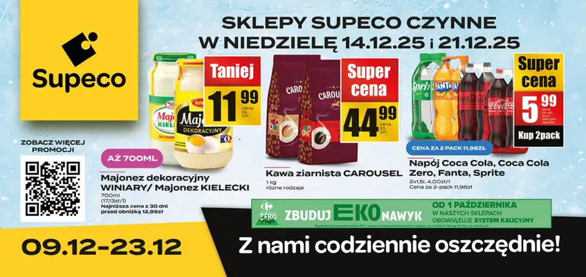Supeco - gazetka promocyjna BLB od wtorku 09.12 do wtorku 23.12
