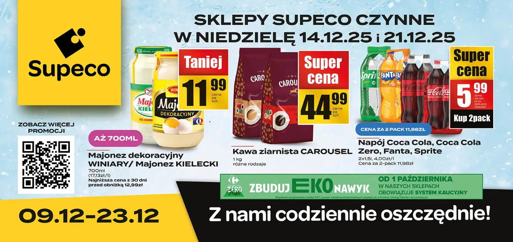 Supeco - gazetka promocyjna BLB od wtorku 09.12 do wtorku 23.12
