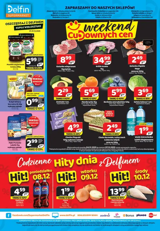 Delfin - gazetka promocyjna Gazetka od piątku 05.12 do niedzieli 14.12 - strona 8